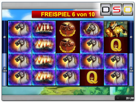 Bally Wulff Hero's Quest Freispielrunde