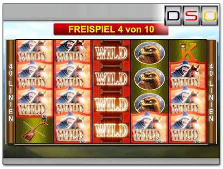 Bally Wulff Horsemen Freispielrunde