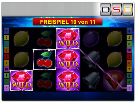 Bally Wulff Sticky Diamonds Freispielrunde