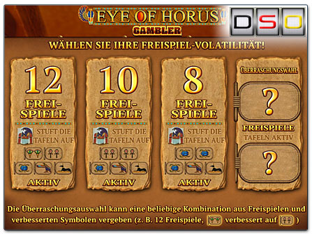 Blueprint Gaming und RTG Eye of Horus Gambler