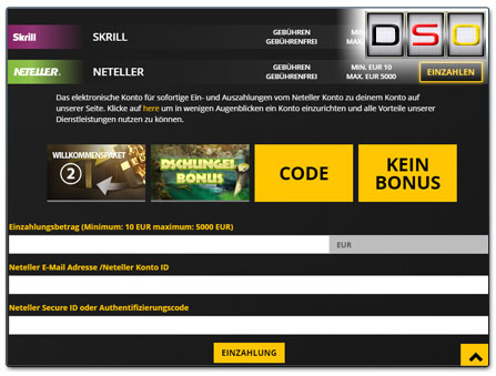 LVbet Casino Einzahlung