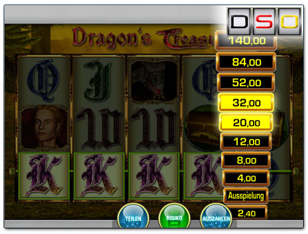 Merkur Dragon's Treasure im Cherry Casino