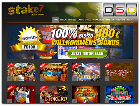 Stake7 Merkur Casino Lobby